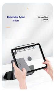 Custodia girevole robusta antiurto <span class=keywords><strong>per</strong></span> Tablet <span class=keywords><strong>per</strong></span> <span class=keywords><strong>iPad</strong></span> <span class=keywords><strong>Pro</strong></span> <span class=keywords><strong>11</strong></span> pollici 2022 <span class=keywords><strong>2021</strong></span> 2020 2018 con portamatite - Product Image 2