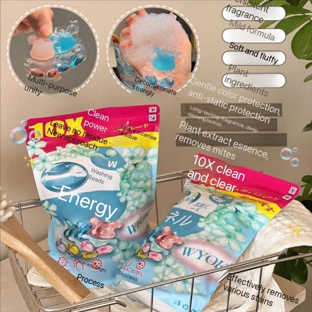 Customized 3-in-1 High Efficiency Laundry Detergent Pods Scented Softener Colorful Disposable Clothes Washing Lasting Fragrance