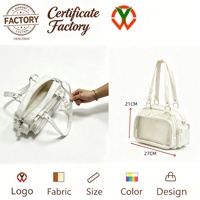 Sac à main multifonctionnel Ita avec poche transparente pour la vie quotidienne, les voyages, les concerts, taille, couleur, logo et tissu personnalisables, vente en gros OEM