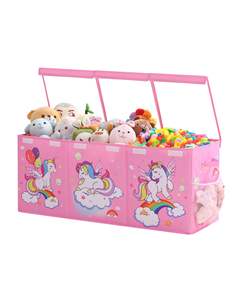Meilleures ventes directes tout nouveau <span class=keywords><strong>produit</strong></span> boîte de rangement de jouets rose de haute qualité organisateur de trucs de bébé portable - Product Image 6