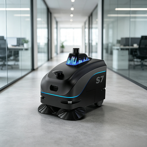 High Productivity AI Outdoor Sweeping Robot Dual Side Brushes Expand Cleaning Width For Wide Outdoor Pavement Road - Product Image 1