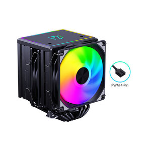 ชุดระบายความร้อนซีพียู SNOWMAN <span class=keywords><strong>Iceman</strong></span> 6 Heat Pipe พร้อมพัดลมคอมพิวเตอร์ขนาดใหญ่ 1700 แบบ Big Twin Tower รองรับ AM4/AM5 สำหรับเดสก์ท็อป MT660 - Product Image 4