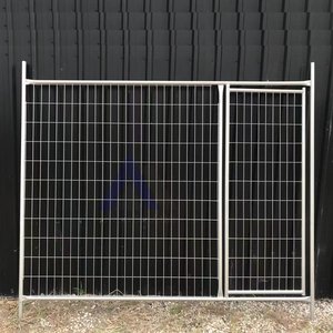 Nhà máy chuyên nghiệp trực tiếp Outlet dễ dàng lắp ráp 2.4m x 2.1m Úc tạm thời hàng rào Bảng điều chỉnh hàng rào cổng với bàn chân và <span class=keywords><strong>clip</strong></span> - Product Image 1