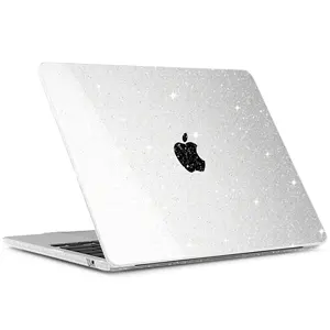 Casing plastik Bling grosir untuk MacBook M1 M2 M3 Chip Air Pro13 14 15 16 inci model A2992 A2918 A2941 A2442 A2779 A2780