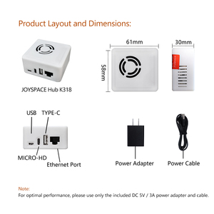 Hộp in thông minh joyspace k318, bộ chuyển đổi máy in không dây, in ảnh trực tiếp từ iPhone Android, plug and play - Product Image 4