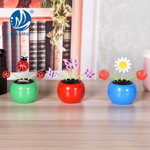 Bemay oyuncak özelleştirilmiş plastik renkli çiçek promosyon hediye <span class=keywords><strong>Flip</strong></span> <span class=keywords><strong>Flap</strong></span> güneş dans çiçek Powered dekorasyon aksesuarları - Product Image 2