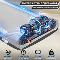 Tapis roulant compact portable pour la maison et le bureau, à utiliser sous le bureau, avec moteur silencieux, vente en gros
