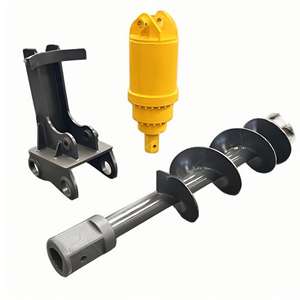 Acessório de Broca para Escavadora de 1-30 Toneladas - Broca de Solo Motorizada em Aço Liga para Construção e Agricultura, Garantia de 1 Ano - Product Image 3