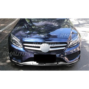 Xe phí<span class=keywords><strong>a</strong></span> trướ<span class=keywords><strong>c</strong></span> Bumper Lip Splitter khuếch tán Spoiler Bumper Guard body Kit đối với Mercedes Benz <span class=keywords><strong>C</strong></span>-Class 2019 2021 Phụ Kiện Xe Hơi - Product Image 5
