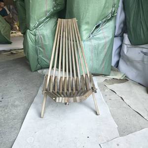 Set di Mobili da Esterno per Giardino, Patio, Balcone, Sdraio, Tavolino da Tè, Sedia Pieghevole in Legno Massello per Terrazza - Product Image 5