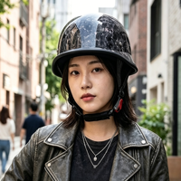 Casque Demi-Face Premium Résistant aux Chocs Coque en Fibre de Carbone Doublure Lavable Fournisseur Mondial en Gros