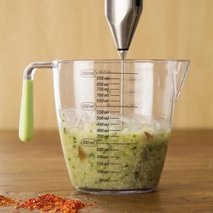 Ensemble de 3 tasses à mesurer en plastique transparentes, empilables, sans BPA, avec plusieurs graduations - Product Image 4