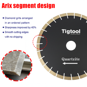 ใบเลื่อยตัดเพชรแบบเงียบ Arix ขนาด 16 นิ้ว 400 มม. ออกแบบพิเศษสำหรับหินควอตซ์ไซต์ธรรมชาติ ทัชมาฮาล และซีเพิร์ล ทิกทูล - Product Image 4