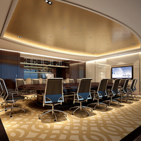 Services professionnels de design d'intérieur 3D pour bureaux et espaces commerciaux, rendu 3D de haute qualité