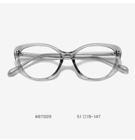 Gafas de Sol Vintage Cat Eye TR con Montura Completa Anti Luz Azul para Mujer, Monturas Ópticas con Receta