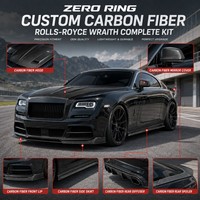 Kit complet d'accessoires de carrosserie extérieure et intérieure en fibre de carbone sur mesure Zero Ring pour Rolls Royce Wraith, OEM ODM, vente en gros