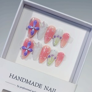 Décorations pour ongles en forme de nœud - Bestseller viral - <span class=keywords><strong>Mini</strong></span> nœuds en ruban de couleur <span class=keywords><strong>macaron</strong></span> minimaliste en résine pour ongles en forme d'amande - Product Image 1