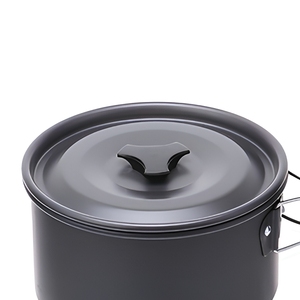 Outdoor Aluminium <span class=keywords><strong>Camping</strong></span> Kookgerei <span class=keywords><strong>Set</strong></span> Medium Enkelpan Combo Compleet Draagbaar 1.9L 18*18*12.5cm Model - Product Image 3