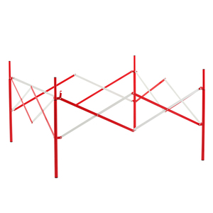 Protezione di sicurezza per botola in metallo pieghevole recinzione per barricata protetta con blocco stradale quadrato a quattro lati - Product Image 1