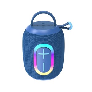 Portable <b>Bluetooth</b> <b>Speaker</b> With Colorful Led Light Rechargeable Battery <b>Mini</b> Outdoor Desktop Use Red - Product Image 3