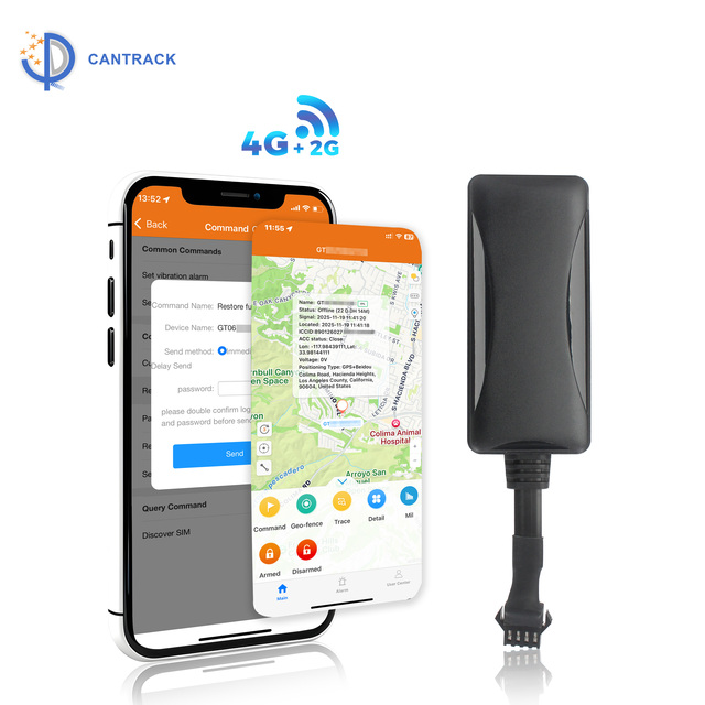 4G LTE CAT1 2G GSM Car Motorcycle GPS Tracker J16 GPS Tracking Device Dual IP Power Cut Alarm