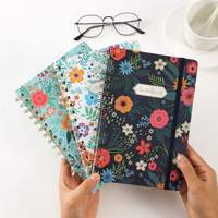 Cuaderno Espiral de Alta Calidad con 160 Páginas A5, Banda Elástica, Tapa Dura, Páginas Rayadas, para Uso Escolar y de Oficina