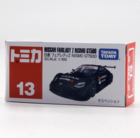 Modèle de voiture de course personnalisée unisexe en alliage TOMY Tomica à l'échelle 1:64, n° 13, Nissan GT500, voiture de sport