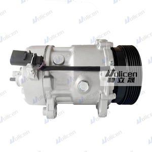 Compresseur de climatisation automobile Holicen OEM 1J0820803A 12V 120MM, embrayage R134a, neuf, 100% testé, pour Volkswagen Transporter V Golf IV - Product Image 1