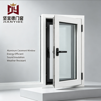Ventana Abatible Horizontal Moderna Personalizada al por Mayor de UPVC/PVC con Funciones Impermeables y Resistentes al Viento para Uso Escolar