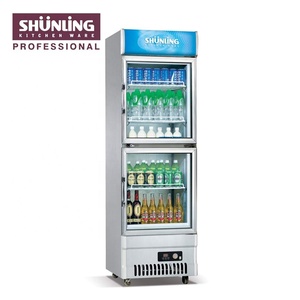 <span class=keywords><strong>El</strong></span> más nuevo de la puerta de vidrio refrigerador congelador bebidas nevera - Product Image 1