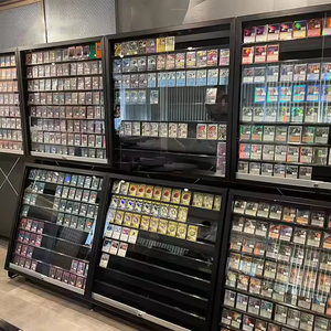 Cadres de cartes TCG personnalisés Présentoir de cartes rail repositionnable Présentoir de cartes à collectionner sur pied en métal pour Pokémon - Product Image 4