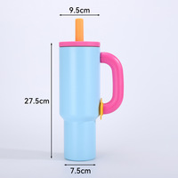 Gobelet de voyage isotherme à double paroi en acier inoxydable 304 de 40 oz, durable, écologique, avec logo personnalisé Ranguo, portable pour l'extérieur et la voiture
