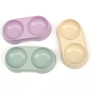 Vente en gros Bol pour animaux de compagnie en paille à double usage pour chiens et chats à manger et à boire Nourriture de camping Fournitures pour animaux de compagnie - Product Image 2