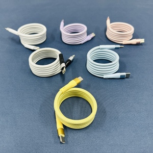 Pd sạc nhanh Cáp USB Type-C Cáp dữ liệu nam châm Cáp sạc nhanh cho điện thoại và máy ảnh 5A và khả năng sạc nhanh 3A - Product Image 5