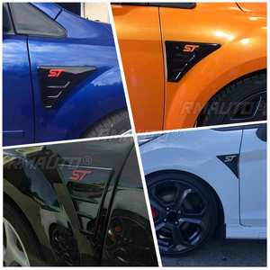 สติ๊กเกอร์ตกแต่งช่องระบายอากาศข้างประตูรถยนต์ทรง ST สำหรับ Ford Focus MK3 ทำจากวัสดุ ABS - Product Image 4