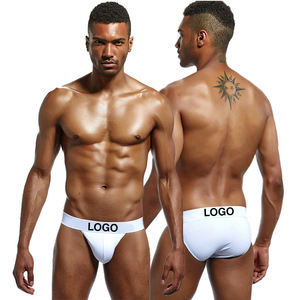 Sous-vêtements en <span class=keywords><strong>coton</strong></span> biologique de marque avec logo personnalisé, bikini pour homme, caleçon sexy, <span class=keywords><strong>tanga</strong></span> bikini - Product Image 1