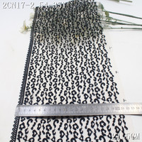 Délicat 21cm doux blanc maille brodé dentelle garniture noir doré imprimé léopard Floral pour les femmes Sexy Eco-Friendly Lingerie