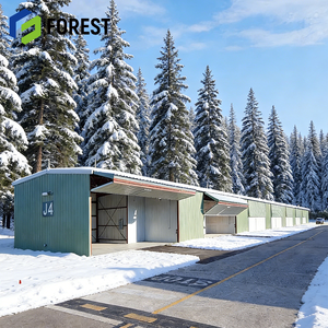 Hangar d'avion en structure acier industrielle galvanisée de haute qualité à prix d'usine pour la construction d'aéroports avec service de conception - Product Image 1