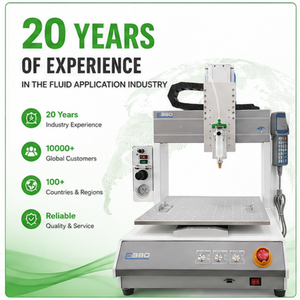 Robot dispensador automático de pegamento CNC de 3 ejes de alta precisión (0.025mm) para escritorio - Product Image 2