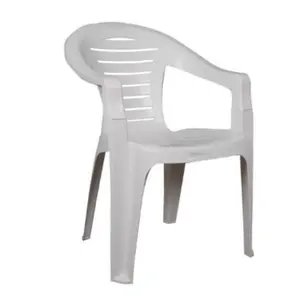 Оптовая продажа Современная Белая пластиковая уличная мебель Ресторан обеденный стул