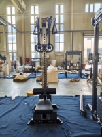 Appareil de musculation multifonctionnel autoportant à double câble croisé, réglable, pour entraînement fonctionnel des bras, usage domestique et commercial