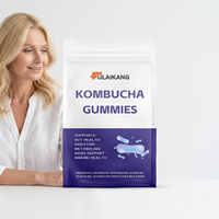 Gummies de kombucha en marque blanche OEM avec prébiotiques, probiotiques et postbiotiques pour la santé intestinale et le soutien digestif, 60 unités