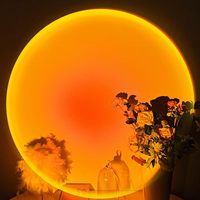 Dropshipping 2024 Nouveau produit de haute qualité, lampe projecteur de coucher de soleil moderne à commande par application, lumière de projection LED