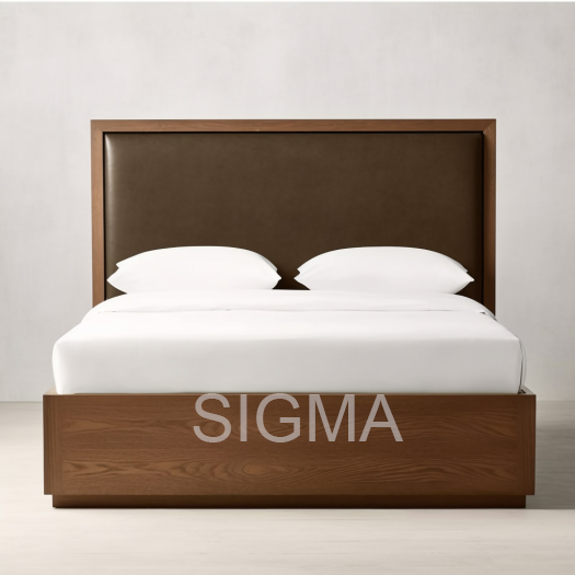 American Style King size bed Solid wooden beds Bedroom Furniture bed frame