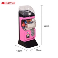 Marwey prix de gros Candy Gumball Arcade Machine Jouets Distributeur automatique de capsules avec vitrine