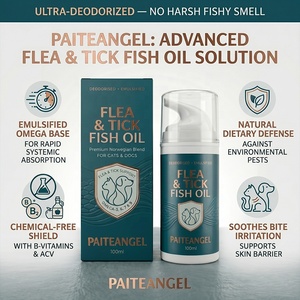Suplemento Natural Líquido OEM para Perros y Gatos: Gotas de Aceite de Pescado Emulsionado para el Control de Pulgas y Garrapatas, Marca Privada - Product Image 6