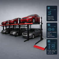Système de stationnement vertical à double colonne pour SUV, empileur de voitures pour bâtiments commerciaux