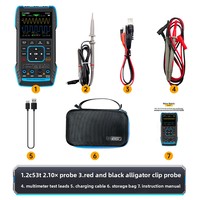 TTLTES FNIRSI New Upgraded 2C53T Dual-channel 50M 250MS/s Digital Oscilloscope Multimeter signal Generator Three-in-one
