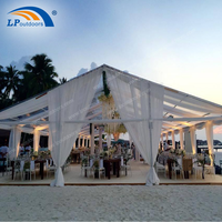 Tente de mariage en PVC transparent à cadre en aluminium de haute qualité pour les fêtes en plein air