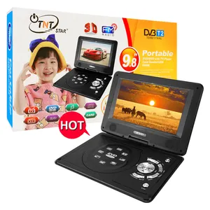 TNTSTAR TNT-980 New portable dvd player with tv evd portable dvd game